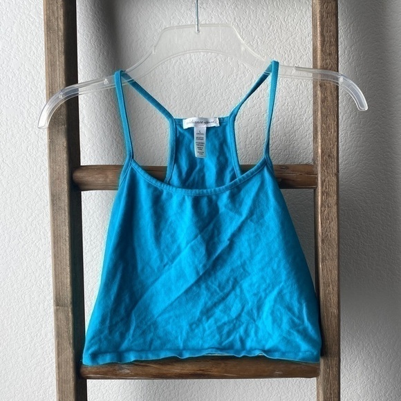 Ambiance Tops - Blue crop top - ambiance apparel